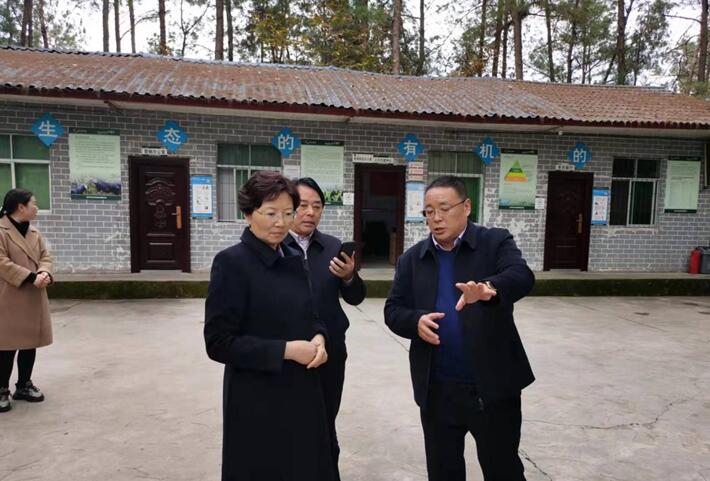 巴中市委常委，市委統(tǒng)戰(zhàn)部部長、市總工會主席溫奇志、通江縣縣委書記孫輝一行來公司調(diào)研